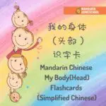 Simplified Chinese English Flashcards head