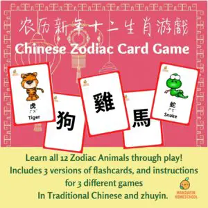 Chinese Zodiac Animal flashcards