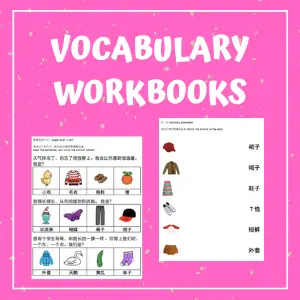 Chinese Vocabulary Workbook