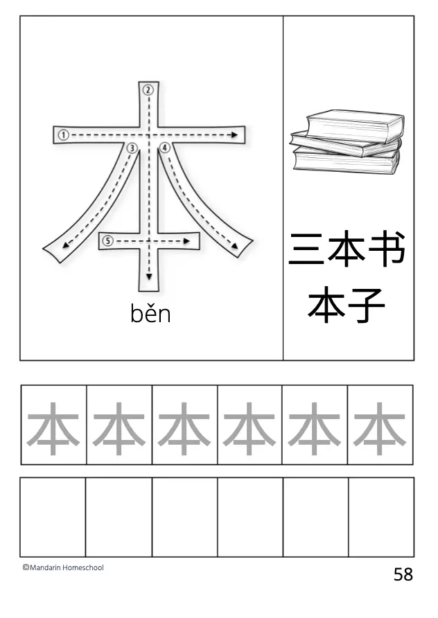 basic chinese writing